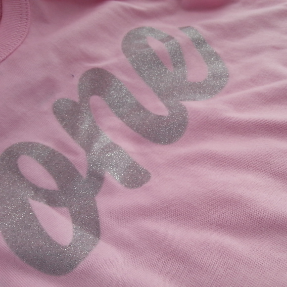 First Birthday tulle tutu with silver trim - Picture 3 of 5